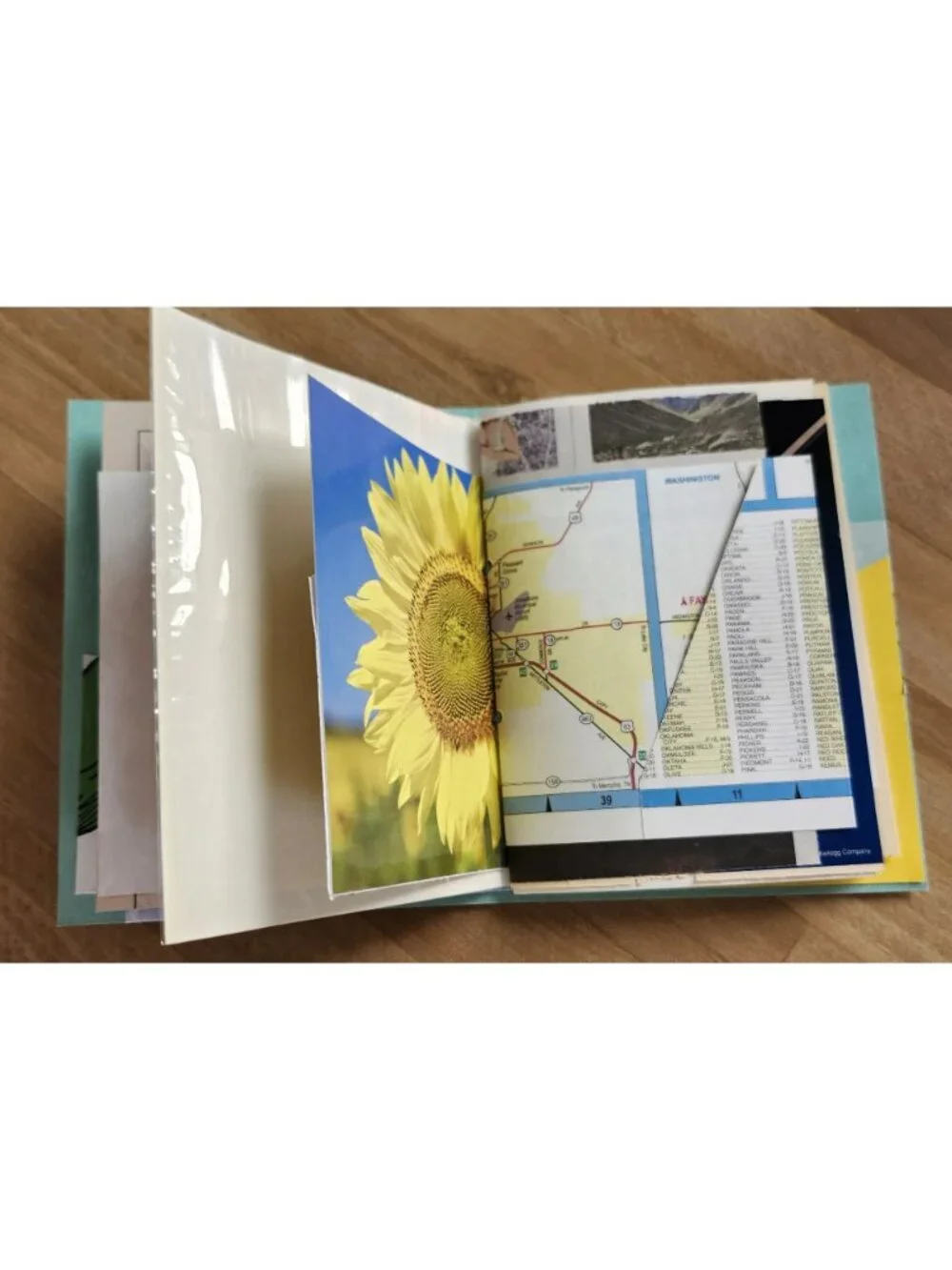 Happy Thoughts Junk Journal Handmade 60 pages